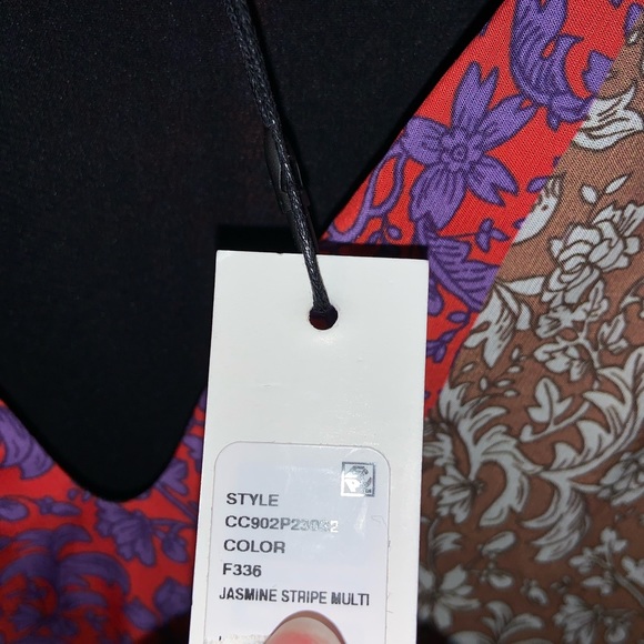 Alice & Olivia Prija Mandarin-Collar Flare-Sleeve Blouse –– NWT - Picture 15 of 17